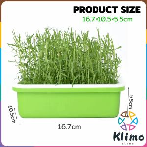 Klimo Seed Germination Tray Double Layer Plant Peanut Bean Sprout Soilless Hydroponic Seedling Tray 1Set