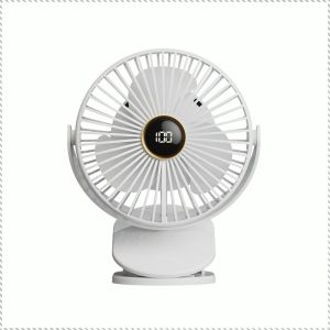พัดลมขนาดเล็ ก ารปรับอัจฉริยะ พัดลมมือถือ เสียงรบกวนต่ํา อายุการใช้งานแบตเตอรี่ยาวนาน เบา มัลติฟังก์ชั่น
