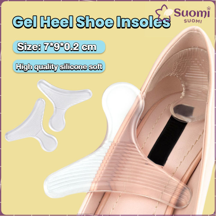 Suomi pair T-Shape Silicone High Heel Pad Shoe Insole Pads Insert Foot  Care Protector Lazada PH
