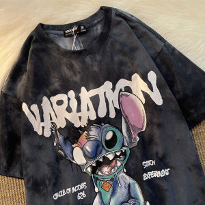 NewWestern clothing t shirt for men oversize 2024 new trending fashion round neck short sleeve