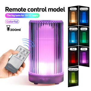 AKZ Humidifier Air Purifier 7 Colors LED Light Aromatherapy Oil Diffuser Office Home 200ML