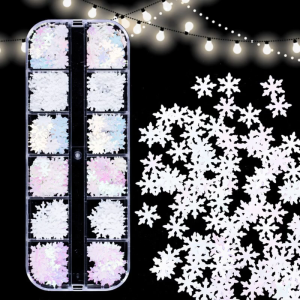 Sáng Bóng Bông Tuyết Long Lanh Chất Trám Nhựa Micro Mảnh Sequins nhựa Epoxy Khuôn Phụ Cho Diyjewelry trang trí móng tay nghệ thuật Làm