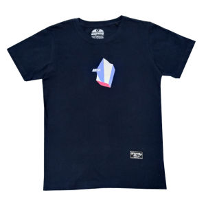 Anyway Kaos Pendek "Geometris" Navy 581