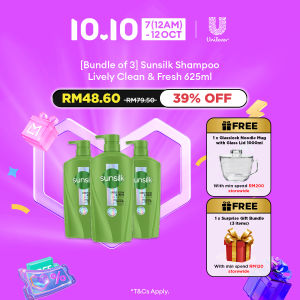[Bundle of 3] Sunsilk Shampoo 625ml