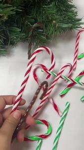 Bộ kẹo Giáng sinh đỏ trắng xanh kẹo pinwheel kẹo cây kẹo bộ trang trí cây Giáng sinh