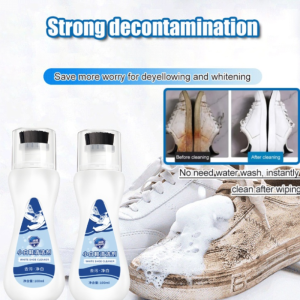 🔥Buy 1 Get 1 Free ✅Shoe Dry Cleaning Liquid Shoe Detergent Dry Cleaning Shoes/Sneaker Cleaner With Built-in Brush Clean Shoes Shoe Cleaning Foam Easily Removes Stain No Need to Rinse