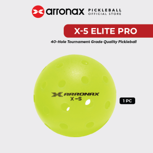 ARRONAX X-5 Elite Pro 40-Hole PE Tournament Pickleball – Precision + Durability for Outdoor Play (USAP Approved