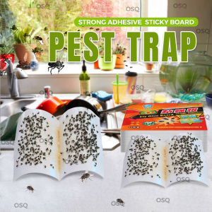 OSQ 10pcs Per Pack Sticky Glue Fly Flies Bugs Insects Pest Trap Catcher Board