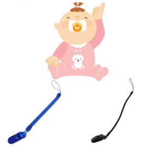 Spring Pacifier Anti-off Chain Fork Teether Pendant Pacifier Clip Pacifiers Accessories Retractable Soother Holder