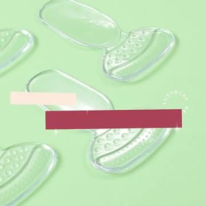[Free Shipping] WomenS Shoe Size Reducer Silicone Transparent Heel Pad For High Heels Anti-Blister Anti-Slip Shock Absorbing Pressure Relieving Two-In-One Half Size Insole