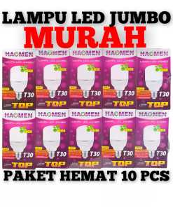 Lampu Led JUMBO 5W 10W 15W 20W 30W 40W 60W 70W HAOMEN BOHLAM LED JUMBO BISA LOW VOLTASE PAKET 10 PCS