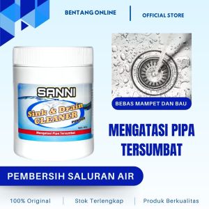 Pembersih Saluran Air Pipa Tersumbat Bebas Mampet Anti Bau Drain Cleaner Wastafel WC Kloset