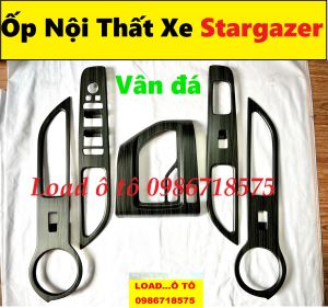 Ốp Nội Thất Vân Đá Xe Huyndai Stargazer 2026-23 Cao Cấp Mẫu Nhựa ABS Giả Vân Đá Cao Cấp