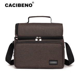 Double Deck Breast milk Storage Cooler Bag Thermal Insulation Lunch Bag for Women Men Kids with Shoulder Sling