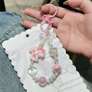🔥 (FREE x1 Card) Cute Cartoon Phone Lanyard Hand Strap Key Chain-KUN742