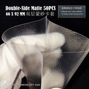 TCG Card Sleeve Double-Matte Sleeve 66x92mm Sarung Kad | Sleeve Yugioh Card Game Vanguard 全哥卡套 D70