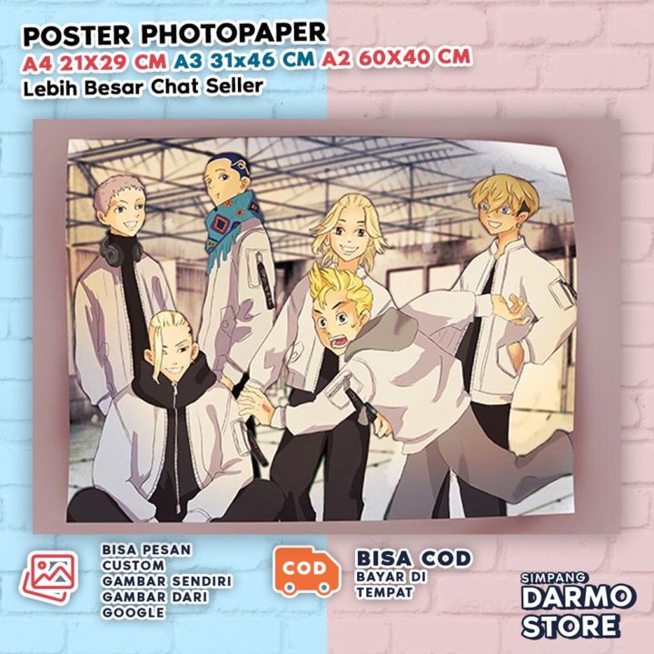 CosplayStudio Poster Rigido Tokyo Revengers, 30x42cm - Pannello In Schiuma Con Takemichi Hanagaki (Takemitchy) In Uniforme