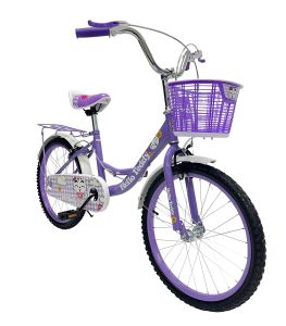 CANDY 80% CBU ASSEMBLY READY STOCK TO SHIP 20 INCH LADY BICYCLE FOR KIDS 8 - 15 YEARS OLD BASKET CARRIER