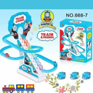 Train & FREIND Music Race Electronic Automatic Track Kids Pretend Play Game