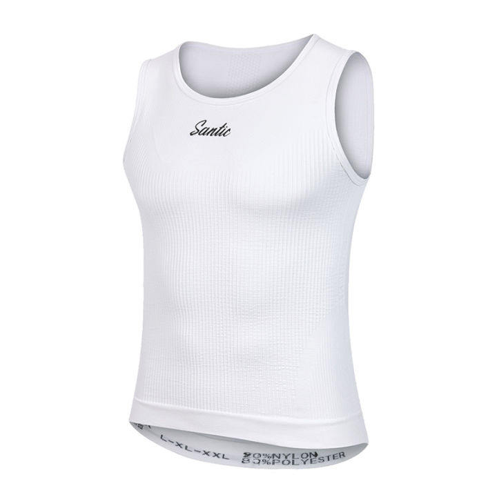Quick Dry Men's Cycling Base Layer Sleeveless Biking Jersey Bicycle Tops Sports Vest Breathable Bike Undershirt