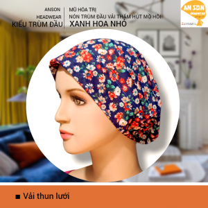 [KIỂU TRÙM ĐẦU] Nón vải trùm đầu bằng vải mát beanie hat cancer hat chemo hat mũ vải cho bệnh nhân ung thư