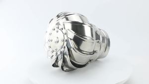 110mm 201 Stainless Steel Unpowered Roof Ventilator fit Attic Ventilating Fan Wind Turbines