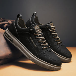 Korean low top sneakers for men slip on shoes walking shoes casual rubber shoes walking shoes for men