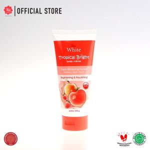 Viva White Tropical Bright BRIGHTENING & NOURISHING Body Creme with Triple Whitening Extract (Mulberry Apple & Peach) & UV FILTER- aroma buah-buahan