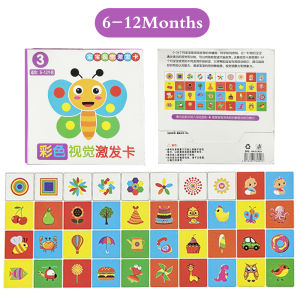 Baby Shine Flash Card Mainan Edukasi Visual Flash Card Kartu Pintar Stimulasi Visual Bayi