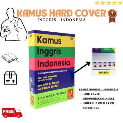 Kamus Inggris - Indonesia (Hard Cover) Oleh John M. Echols Hassan Shadily / Rosi sean