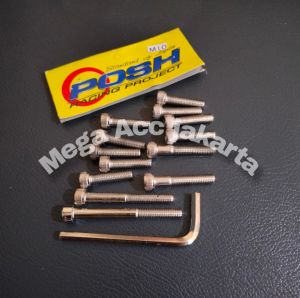 Baut Blok Baut Mesin CVT Mio Sporty Chrome Full Set Isi 13 Pcs Posh