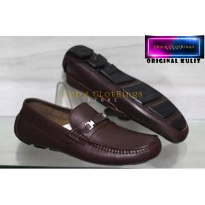 COD - SEPATU  KULIT  / PANTOFEL - KERJA - KANTOR / SOL TANAM / MOCCASIN
