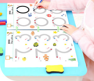 Tập viết nét cơ bản cho bé 3t tập 64 trang tặng kèm 7c bút lông