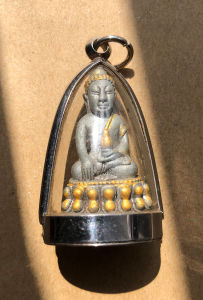 Pendant Medicinal Buddha (Healing & Happiness) Phra Kring Thai Amulet