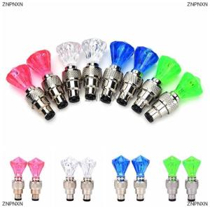 [COD] ZNPNXN LANG 2x LED Motorcycle Cycling Bike Bicycle Wheel Tire Valve Flashing Light Car Lamp