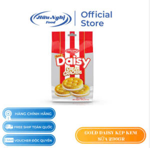 COMBO 12 GÓI BÁNH QUY KẸP KEM GOLD DAISY 236G