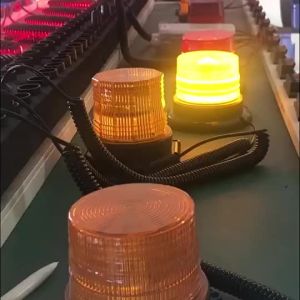 Warning Signal Light Magnetic Engineering Vehicle LED Foof Warning Light  High Brightness Emergency Light