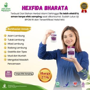 HEXFIDA BHARATA HERBAL || Obat Asam Lambung & Infeksi Saluran Cerna