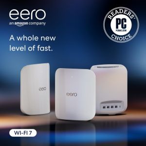 Amazon eero Max 7 I Mesh Wi-Fi 7 Routers I Ultra Fast 10 Gbps I 4+ Bedroom Homes I 3 Pack