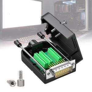 Db26 solderless thiết bị đầu cuối mô-đun bảng mạch D Sub 26 đầu nối pin với bu lông đai ốc và tuốc nơ vít