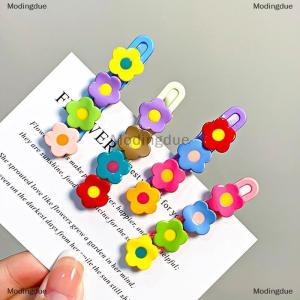 [COD] Modingdue Cute Colorful Flowers Hair Clips For Women Girls Sweet Barrettes Hairpins Fashion Hair Accessories