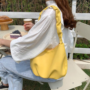 LHSunday ห้ามพลาด  กระเป๋าสะพายไหล่รุ่นฮิต ใต้วงแขน สำหรับเผู้หญิง ทรงก้อนเมฆ สไตล์เกาหลี ใส่ของได้เยอะ ดีไซน์น่ารักเกินต้าน ตอบโจทย์สายคาเฟ่ แนวมินิมอล ใครไม่มีคือเอาท์มั่กพี่จี้