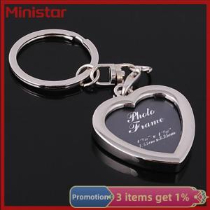 Ministar Chic Transparent Clear Insert Photo Picture Frame Key Ring Chain Keychain