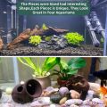 5 Pcs Driftwood Branches Aquarium Wood Decoration Natural Fish Tank Habitat Decor Wood for Lizard Assorted Size-Small. 