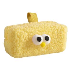 Plush Pencil Case Large Compartment Furry Pencil Pouches Pen Organizers Bag Travel Makeup Bag for Student Women Girl