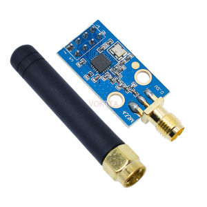 Industrial CC1101 433MHz RF Transceiver Module - Long Range Wireless Data Link with External/Foldable Antenna Transmission