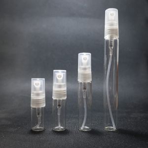 Botol parfum spray mini kaca travel size refill decant vial ulir PER 2PCS