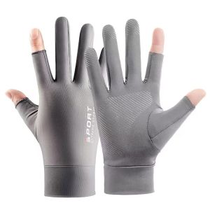 Sarung Tangan Anti Uv / Sarung Tangan 2025 / Sepasang Sarung Tangan Motor Sepeda Pria Wanita Ice Silk Gloves Anti Slip Es Sutra Nyaman dan Bernapas Cewek Anti Air Touch Screen