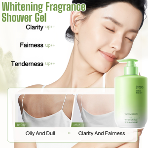 Niacinamide Whitening Body Wash Exfoliating Moisturizing Lasting Fragrance Shower Gel 美白沐浴露