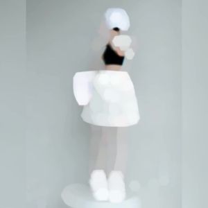 AMMIN กระโปรงคาร์โก้ของผู้หญิงแบบแห้งเร็วกระโปรงคาร์โก้ลูกไม้เอวยางยืดลายทางด้านข้างเป็นริ้วยาวกระโปรงซับในแบบใหม่สำหรับฤดูร้อน2024